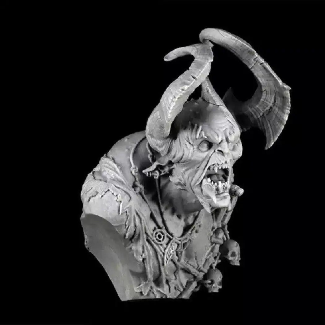 1/9 BUST 95mm Resin Model Kit Demonic Warrior Berserker Unpainted - Model-Fan-Store