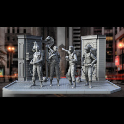 Digital STL Ghostbusters Diorama
