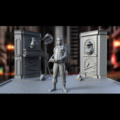 Digital STL Ghostbusters Diorama