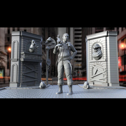 Digital STL Ghostbusters Diorama