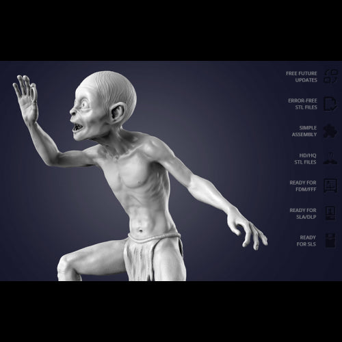 Digital STL Golum