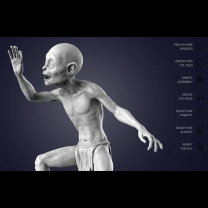 Digital STL Golum