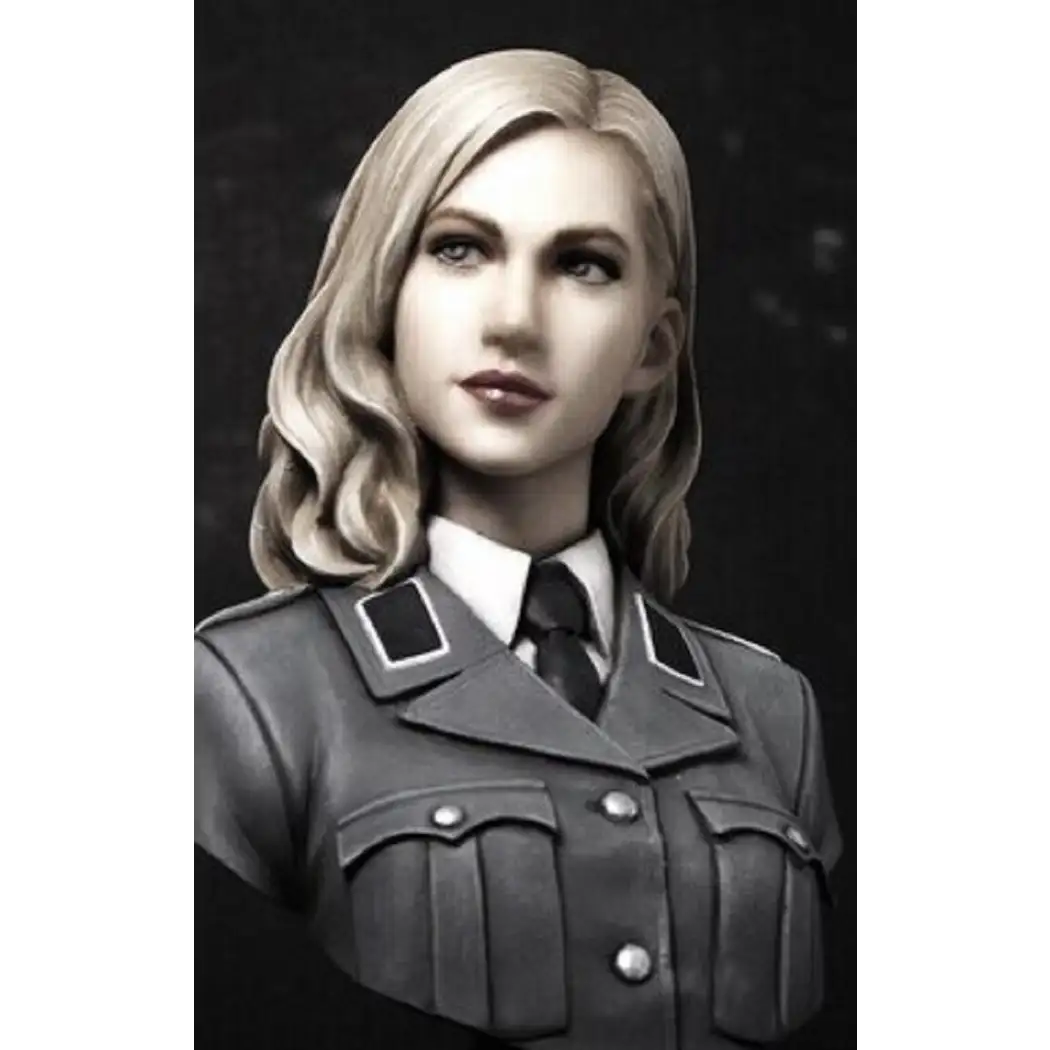 1/10 BUST Resin Model Kit German Beautiful Girl WW2 Unpainted - Model-Fan-Store