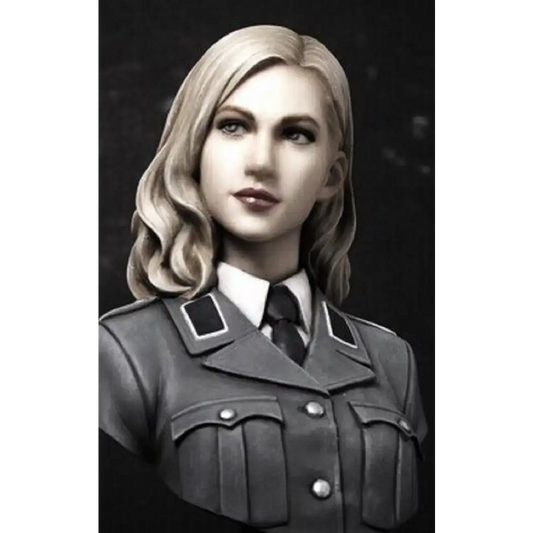 1/10 BUST Resin Model Kit German Beautiful Girl WW2 Unpainted - Model-Fan-Store