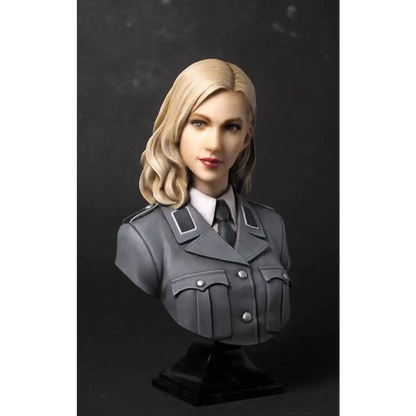 1/10 BUST Resin Model Kit German Beautiful Girl WW2 Unpainted - Model-Fan-Store