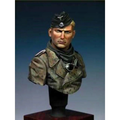 1/10 BUST Resin Model Kit German Soldier Pilot Air Force WW2 Unpainted - Model-Fan-Store