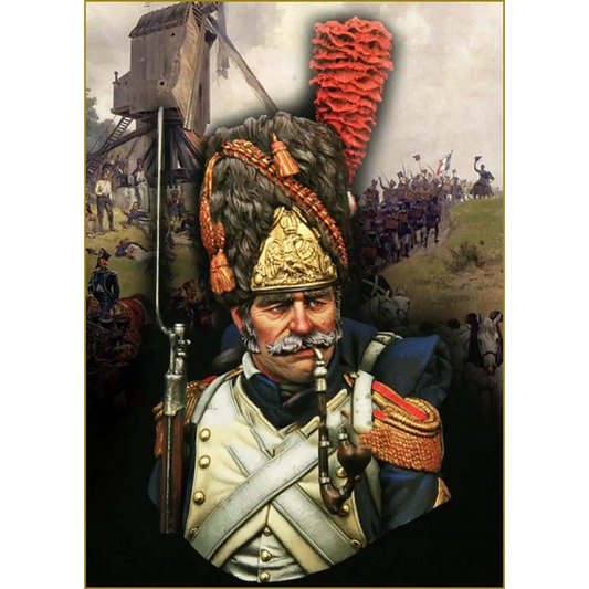 1/10 BUST Resin Model Kit Napoleonic Wars French Grenadier Unpainted - Model-Fan-Store