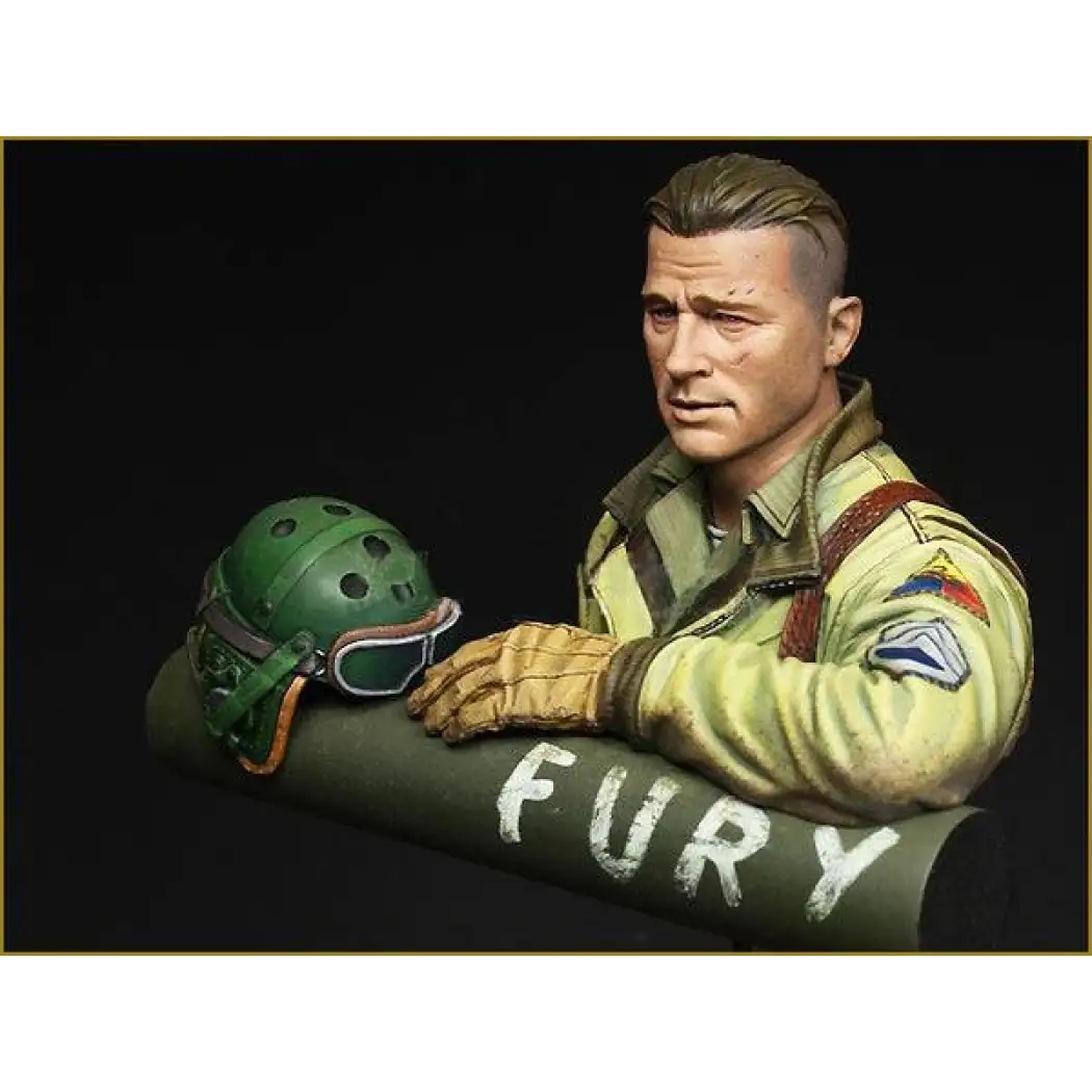 1/10 BUST Resin Model Kit US Army Soldier Fury WW2 Movie Unpainted - Model-Fan-Store