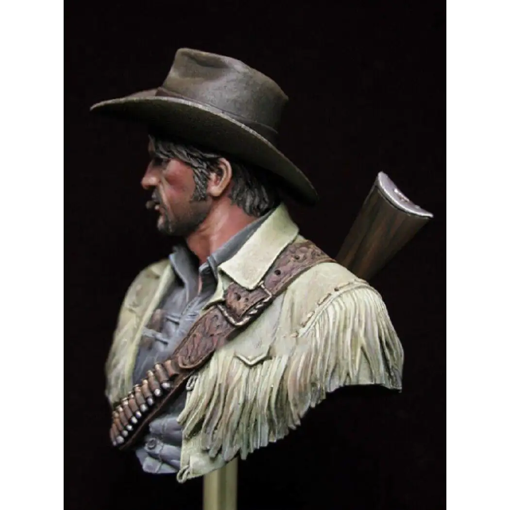 1/10 BUST Resin Model Kit Wild West Shooter Western Cowboy Unpainted - Model-Fan-Store