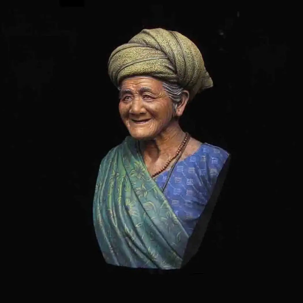 1/12 BUST Resin Model Kit Old Indonesian Woman Unpainted - Model-Fan-Store