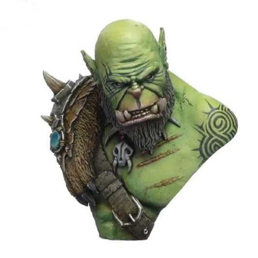 1/12 BUST Resin Model Kit Orc Warrior Warcraft Fantasy Unpainted - Model-Fan-Store