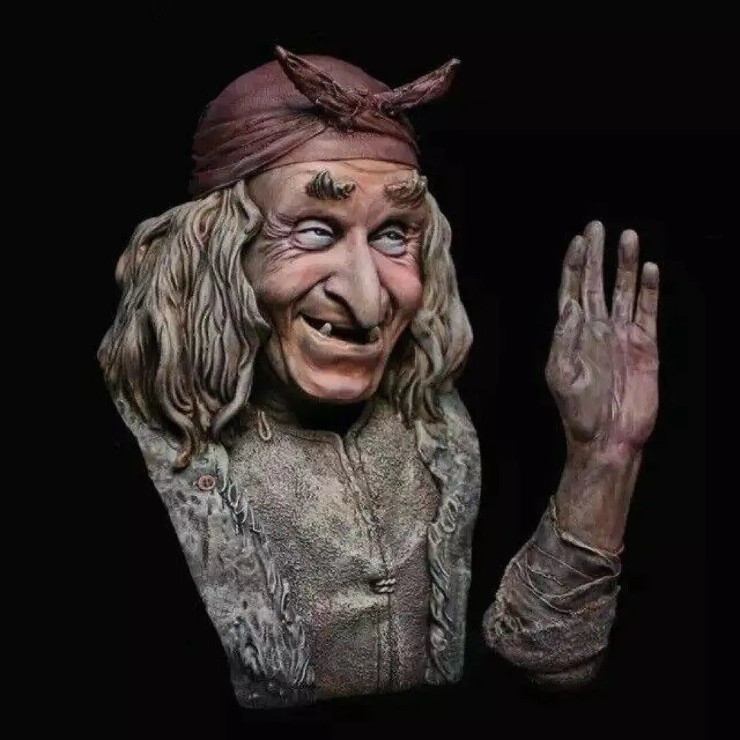 1/4 BUST Resin Model Kit Russian Baba Yaga Unpainted - Model-Fan-Store