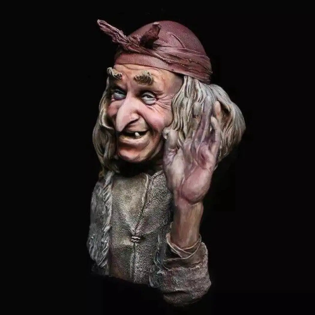 1/4 BUST Resin Model Kit Russian Baba Yaga Unpainted - Model-Fan-Store