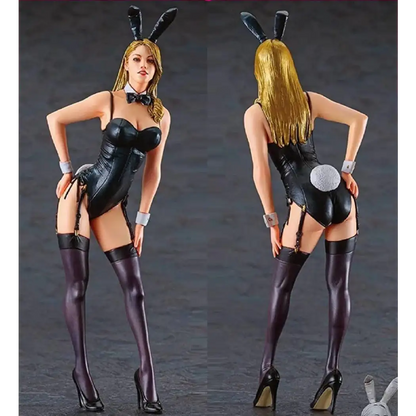 1/12 Resin Model Kit Modern Beautiful Girl Bunny Fantasy Unpainted - Model-Fan-Store