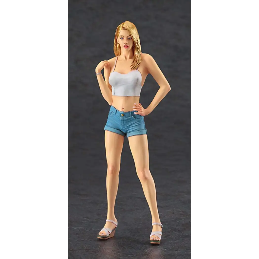 1/12 Resin Model Kit Modern Beautiful Girl Fantasy Unpainted - Model-Fan-Store