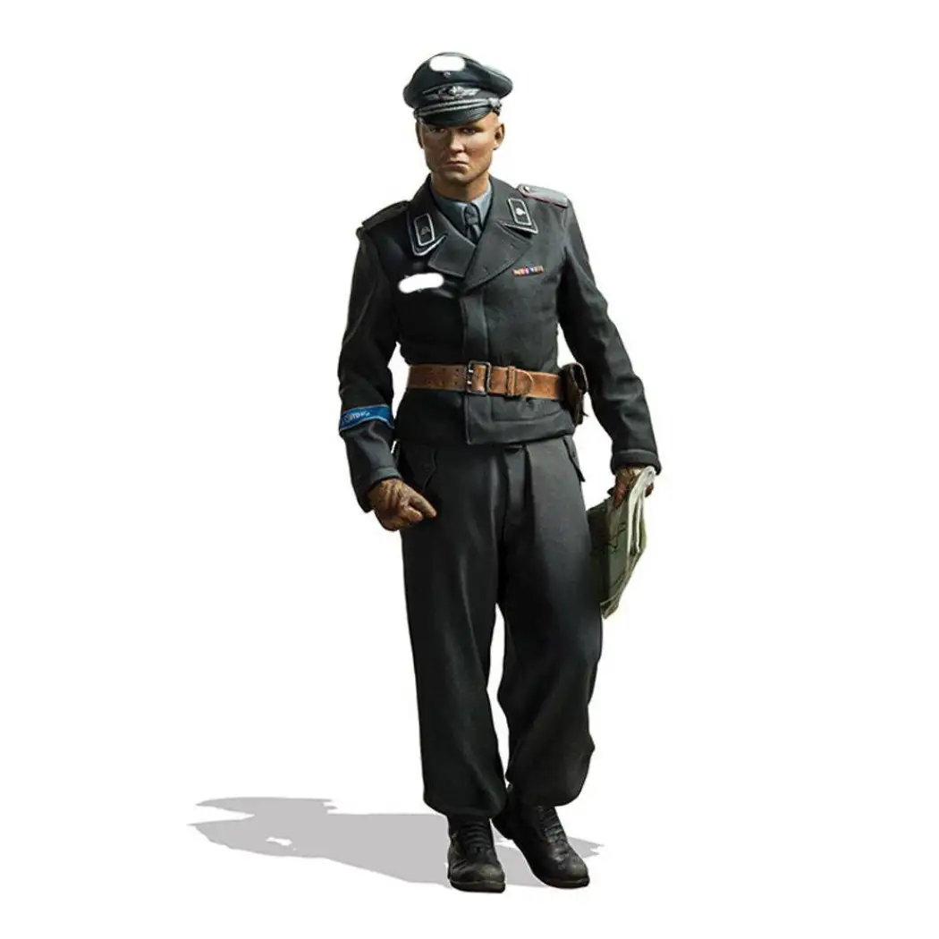 1/16 Resin Model Kit German Officer Tankman WW2 Unpainted - Model-Fan-Store