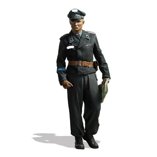 1/16 Resin Model Kit German Officer Tankman WW2 Unpainted - Model-Fan-Store