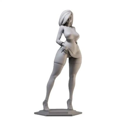 1/18 Resin Model Kit Modern Beautiful Girl Dancer Big Body Unpainted - Model-Fan-Store