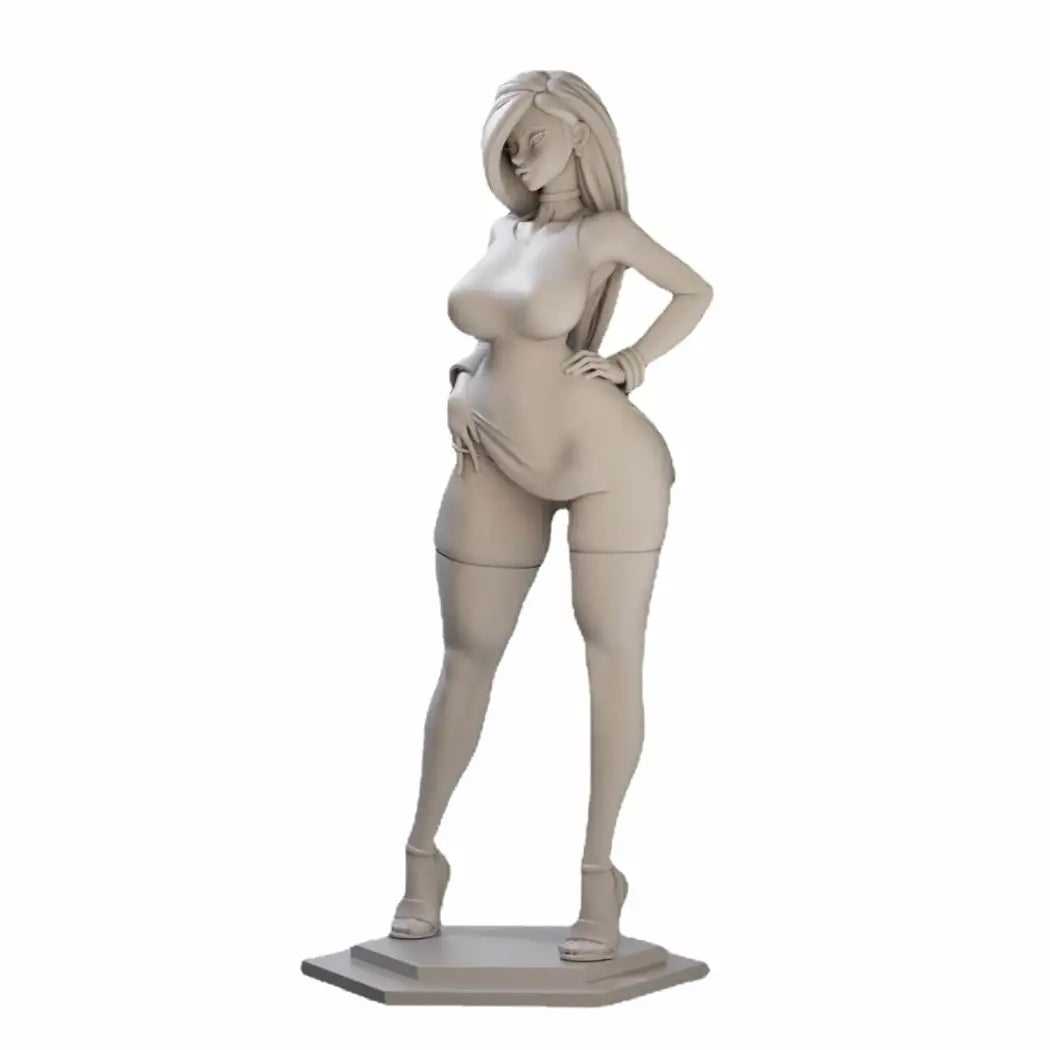 1/18 Resin Model Kit Modern Beautiful Girl Dancer Big Body Unpainted - Model-Fan-Store