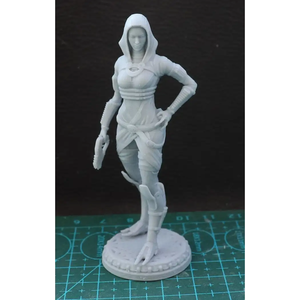 1/24 75mm Resin Model Kit Beautiful Girl Alien Space Mercenary Unpainted - Model-Fan-Store