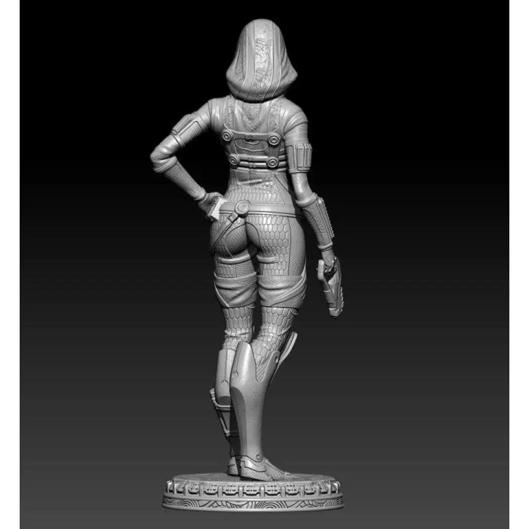 1/24 75mm Resin Model Kit Beautiful Girl Alien Space Mercenary Unpainted - Model-Fan-Store