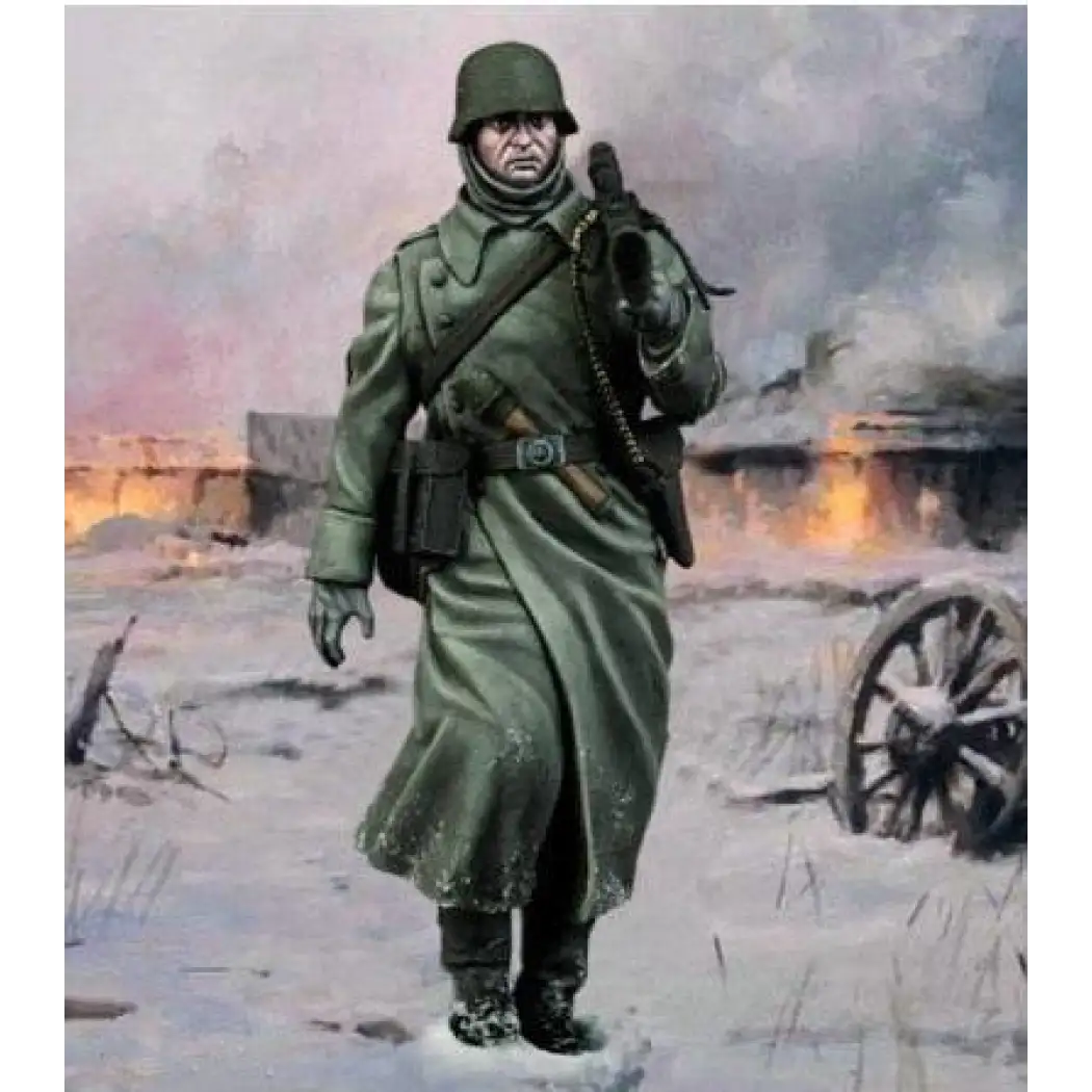 1/24 75mm Resin Model Kit German Soldier Infantryman WW2 Unpainted - Model-Fan-Store