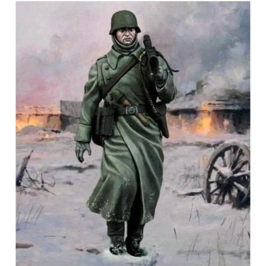 1/24 75mm Resin Model Kit German Soldier Infantryman WW2 Unpainted - Model-Fan-Store