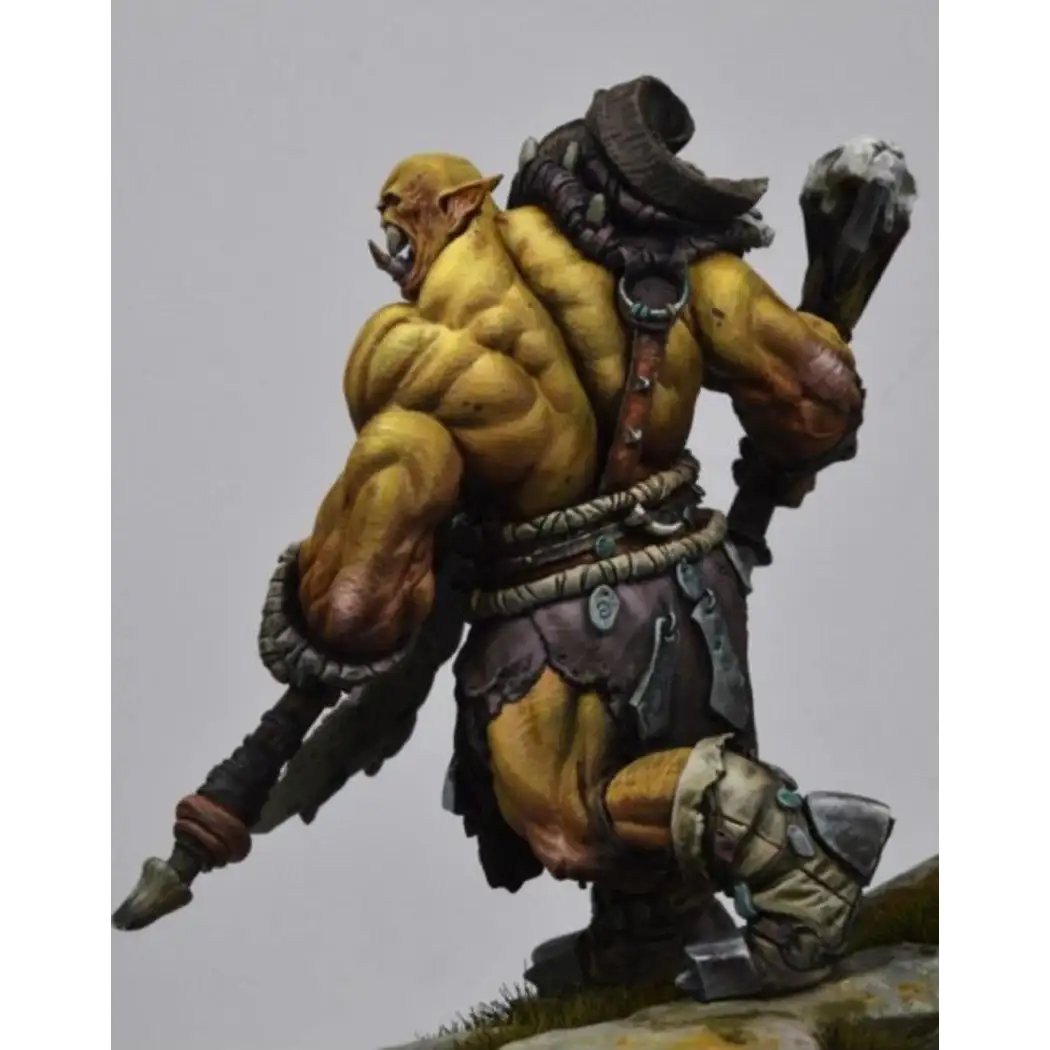 1/24 75mm Resin Model Kit Orc Warrior Warcraft Unpainted - Model-Fan-Store