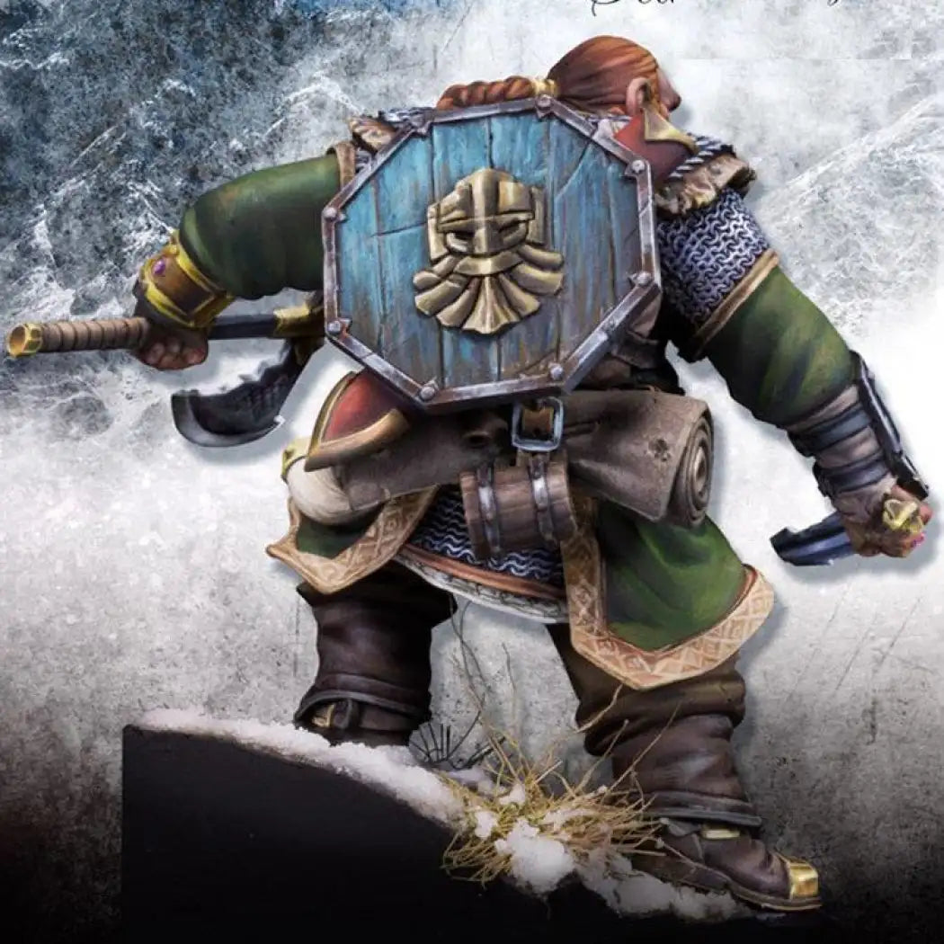 1/24 Resin Model Kit Dwarf Warrior Warcraft Unpainted - Model-Fan-Store