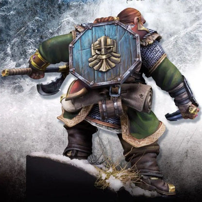 1/24 Resin Model Kit Dwarf Warrior Warcraft Unpainted - Model-Fan-Store