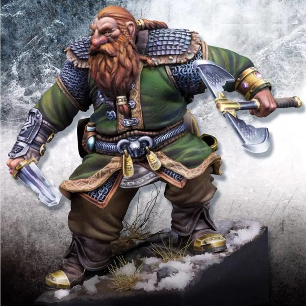 1/24 Resin Model Kit Dwarf Warrior Warcraft Unpainted - Model-Fan-Store