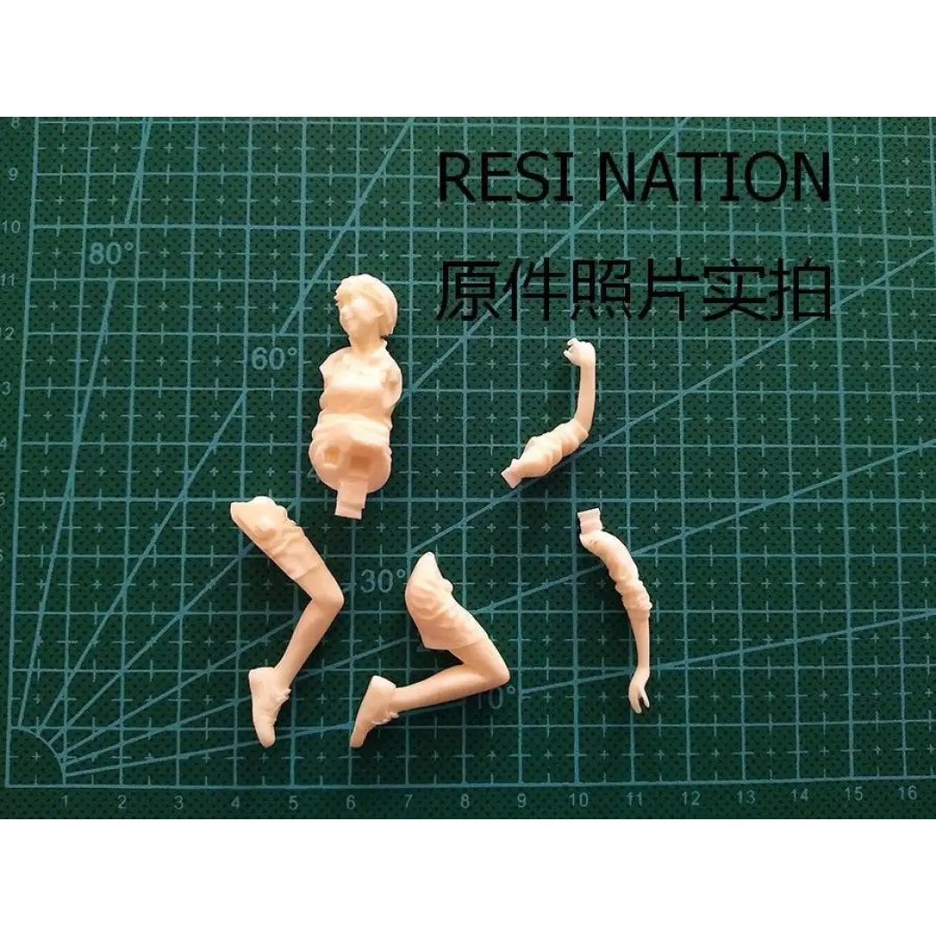 1/24 Resin Model Kit Modern Asian Beautiful Girl Unpainted - Model-Fan-Store