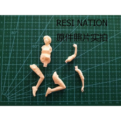 1/24 Resin Model Kit Modern Asian Beautiful Girl Unpainted - Model-Fan-Store