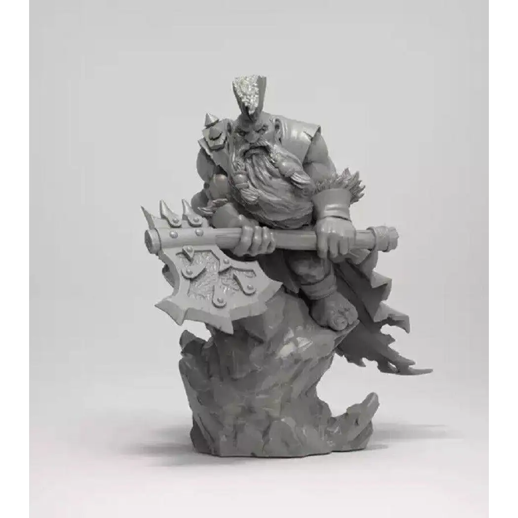 Unpainted Model Kit 1/24 Resin Model Kit Warrior Dwarf Fantasy Universe Unpainted – Model ...
