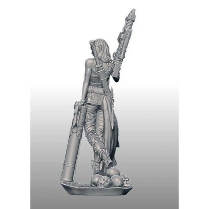 1/24 Resin Steampunk Model Kit Beautiful Girl Post Apocalypse Unpainted - Model-Fan-Store