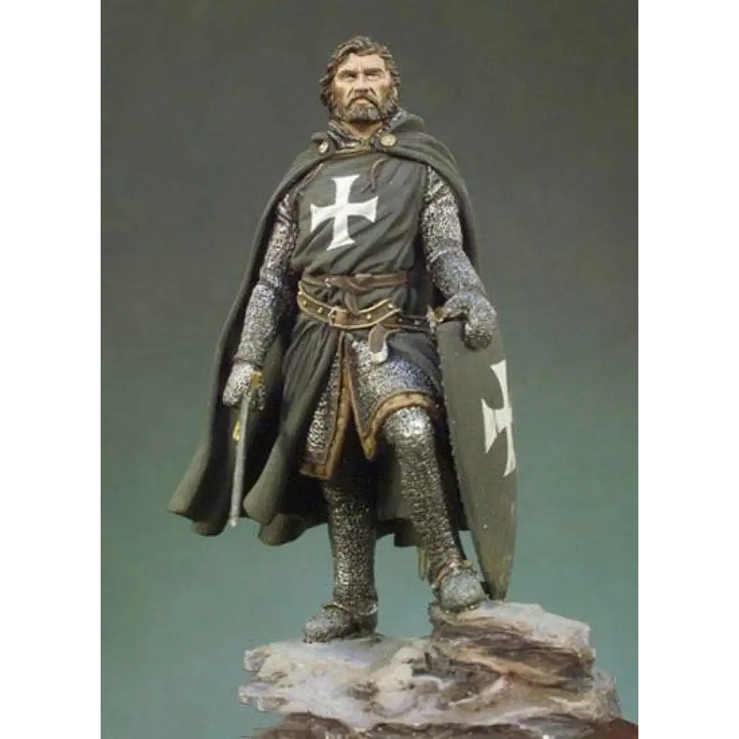 1/32 54mm Resin Figure Model Kit Medieval Knight Hospitaller Crusader Unpainted - Model-Fan-Store