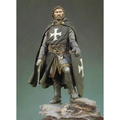 1/32 54mm Resin Figure Model Kit Medieval Knight Hospitaller Crusader Unpainted - Model-Fan-Store