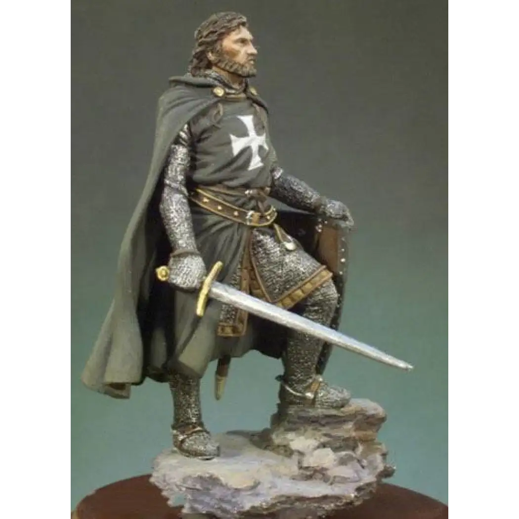 1/32 54mm Resin Figure Model Kit Medieval Knight Hospitaller Crusader Unpainted - Model-Fan-Store