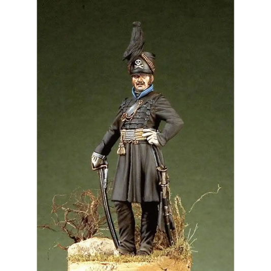 1/32 54mm Resin Model Kit Napoleonic Wars Hussar Officer Duke Unpainted - Model-Fan-Store