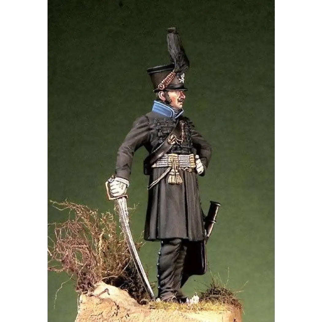 1/32 54mm Resin Model Kit Napoleonic Wars Hussar Officer Duke Unpainted - Model-Fan-Store