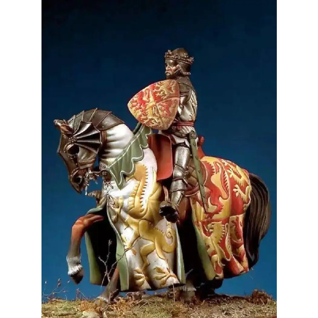 1/32 54mm Resin Model Kit Rider Knight Prince of Wales. XIV c. Unpainted - Model-Fan-Store