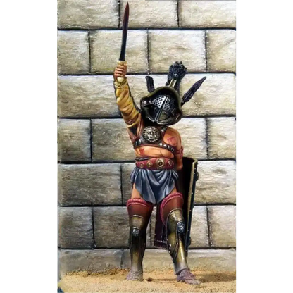 1/32 54mm Resin Model Kit Roman Gladiator Mirmillone Unpainted - Model-Fan-Store