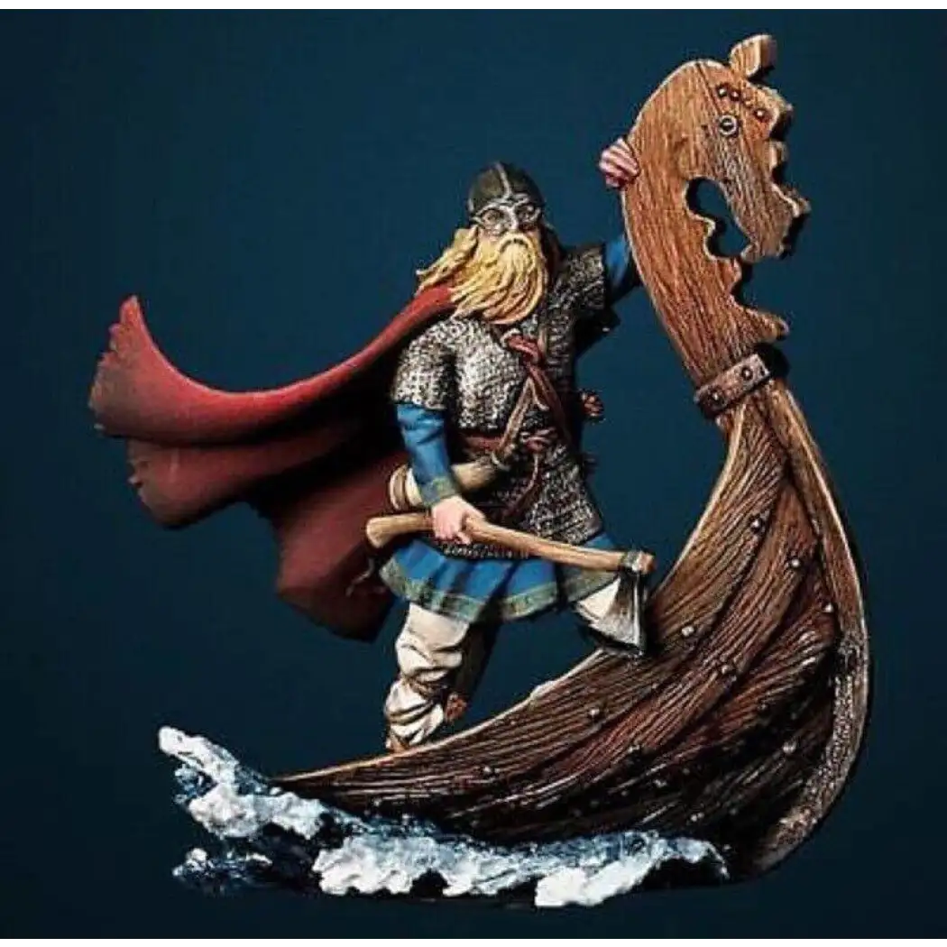 1/32 54mm Resin Model Kit Viking in the Boat Warrior Unpainted - Model-Fan-Store