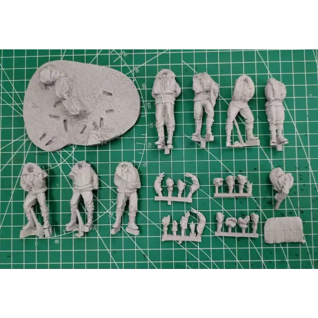 1/32 7pcs Resin Model Kit British Soldiers Royal Air Force WW2 Unpainted - Model-Fan-Store