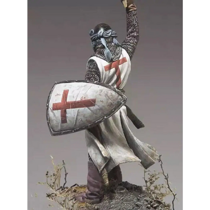 1/32 Resin Model Kit European Medieval Knight Templar Unpainted - Model-Fan-Store