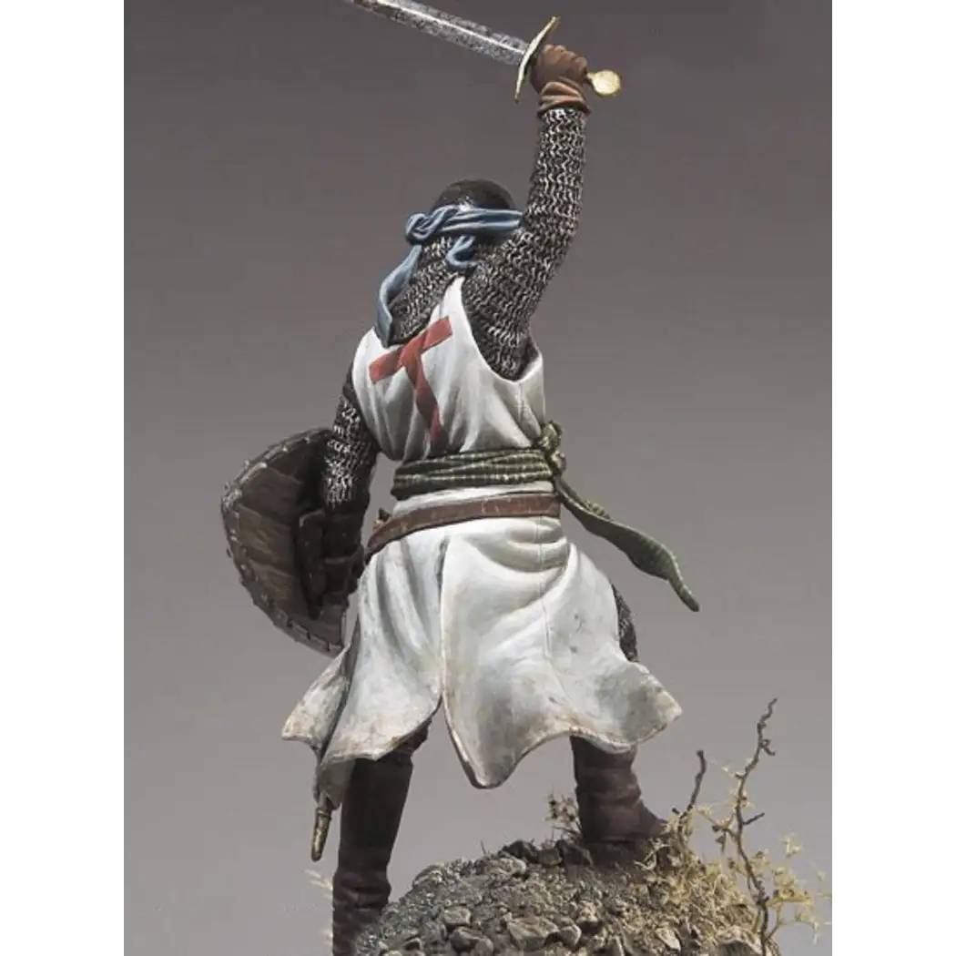 1/32 Resin Model Kit European Medieval Knight Templar Unpainted - Model-Fan-Store