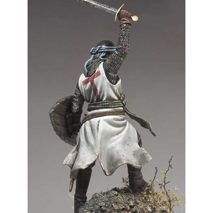 1/32 Resin Model Kit European Medieval Knight Templar Unpainted - Model-Fan-Store