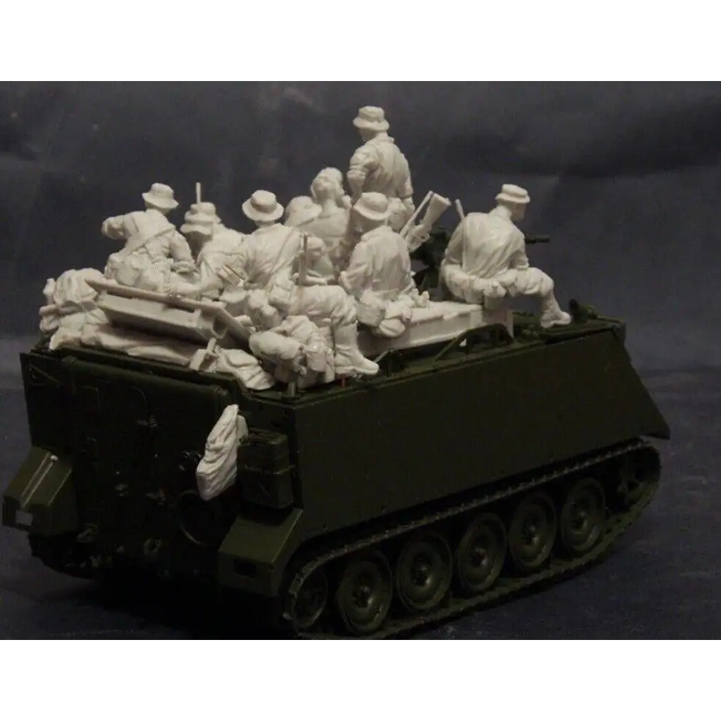 1/35 10pcs Resin Model Kit US Army Soldiers in Vietnam War (no tank) Unpainted - Model-Fan-Store