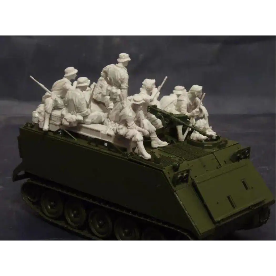 1/35 10pcs Resin Model Kit US Army Soldiers in Vietnam War (no tank) Unpainted - Model-Fan-Store