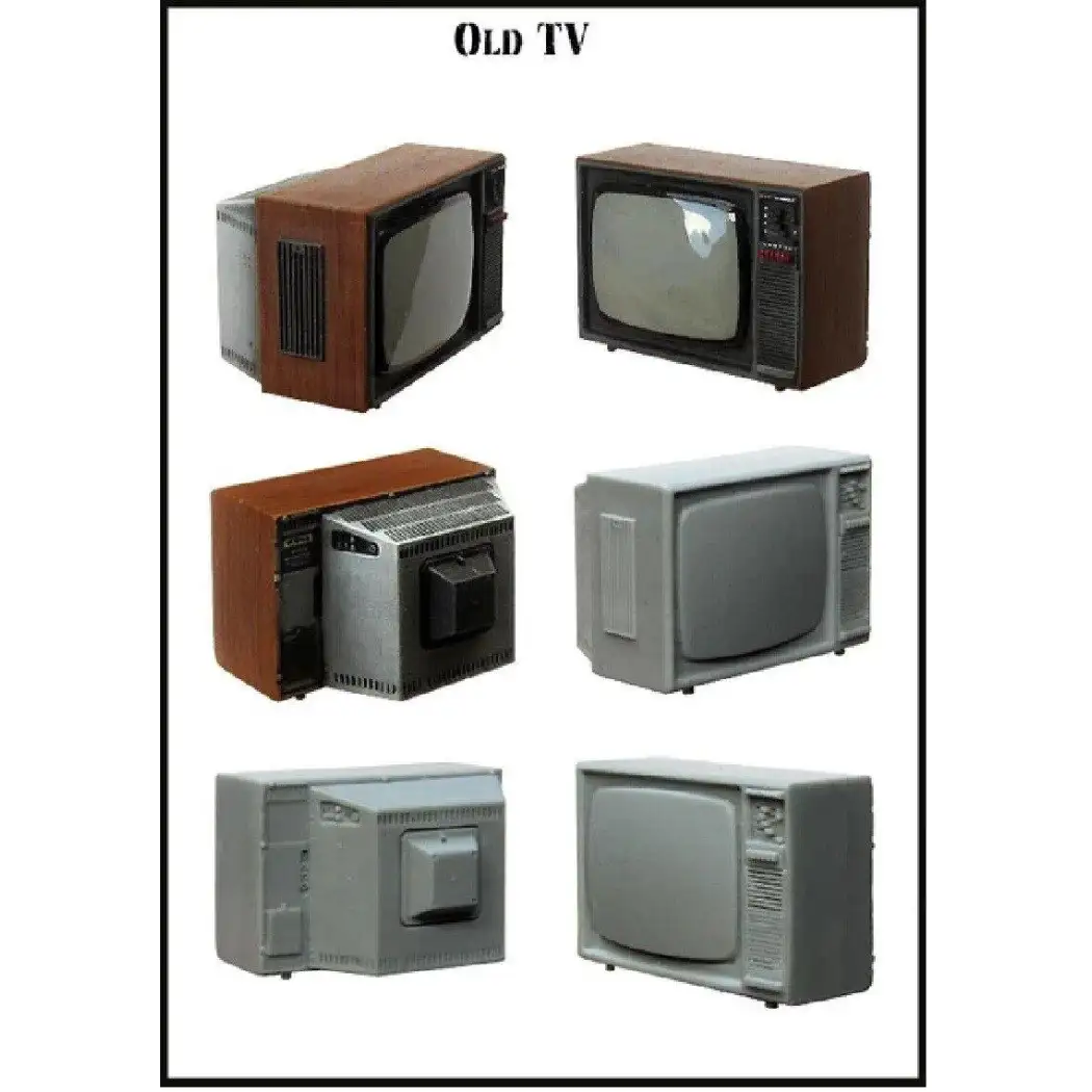 1/35 1pcs Resin Model Kit Old TV Unpainted - Model-Fan-Store